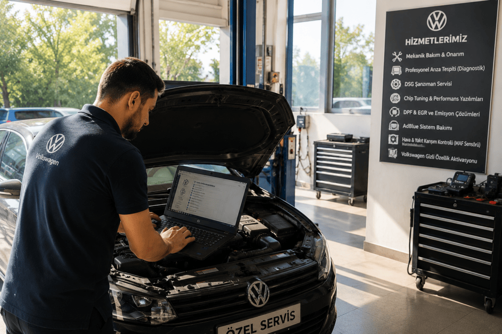 volkswagen gizli Özellik aktivasyonu